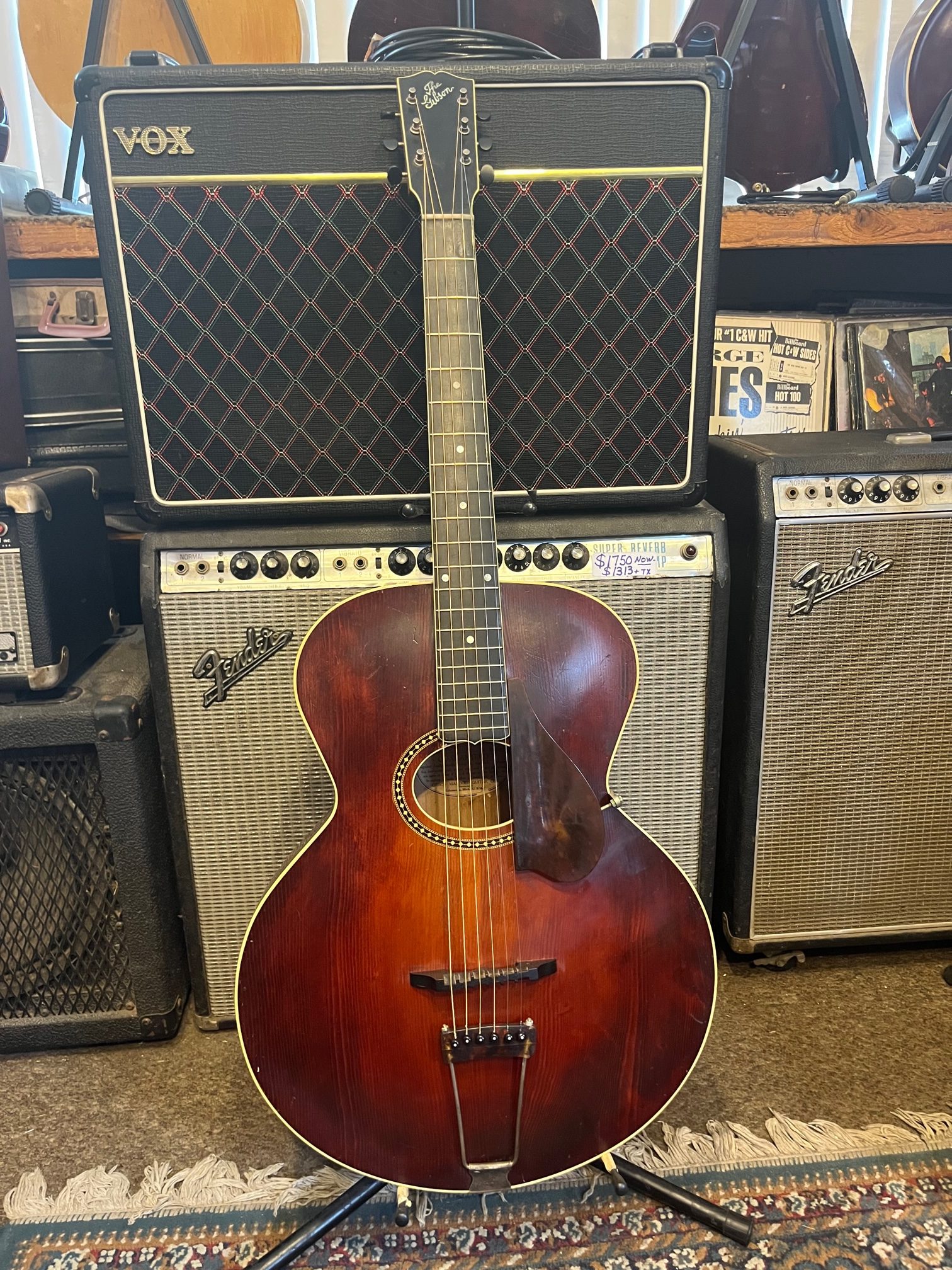 22′ Gibson L4 9.0 Cond. Low Action W/Orig. Soft Case WAS $7,800 NOW $5,500