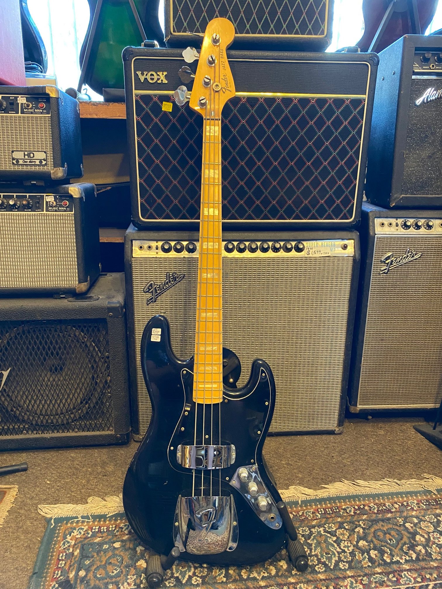 76′ Fender Jazz Bass 7.5 Cond $3,500 w/ H.S. Case