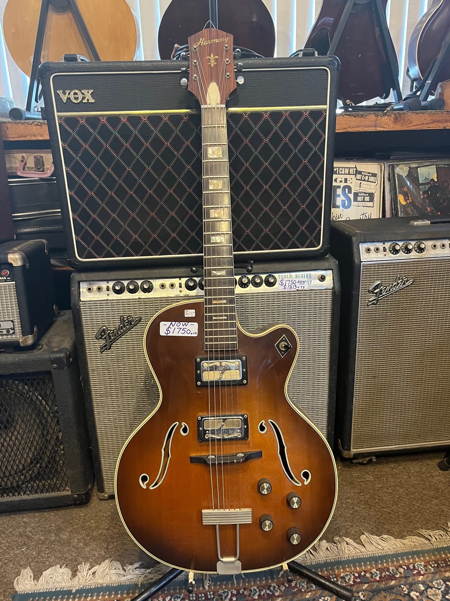 60’s Harmony H-62 9.0 Cond. Was $2,500 NOW $1,750
